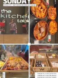 「廣州W酒店二樓的The Kitchen Table，絕對是早晨美好的享用選擇！」
