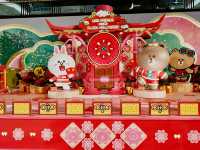 Line friend 陪大家過龍年@荷里活商場