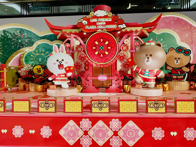 Line friend 陪大家過龍年@荷里活商場