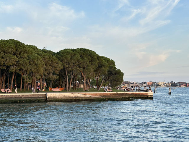 Nice spot to enjoy sunset in Venice 