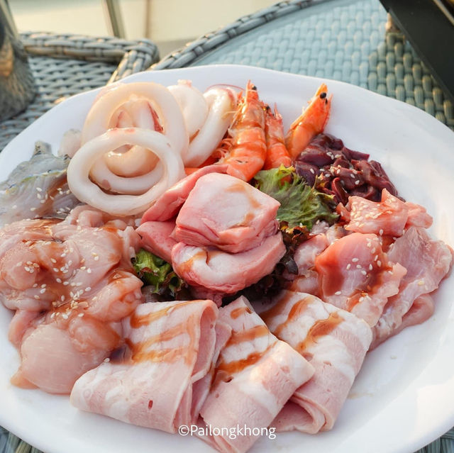 หมูกระทะ on the roof ใจกลางกรุงเทพฯ