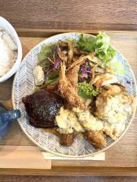 【大分カフェ】ボリュームのあるランチプレートとパフェが人気のお店🍽