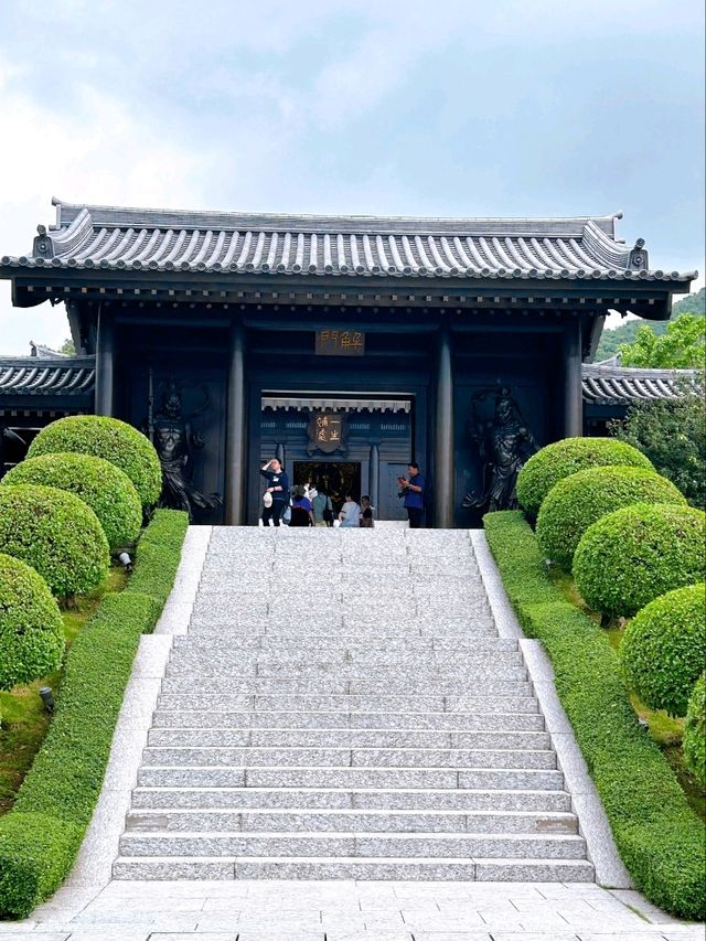 The Beautiful Scenery of Tsz Shan Monastery in Hong Kong