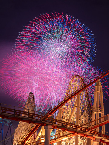 入園料不要🎇この花火の撮影スポット教えます🎇60周年記念長島温泉花火
