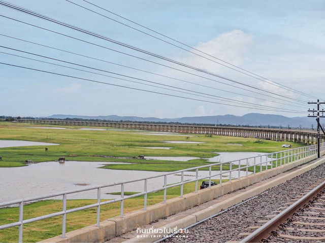 ถ่ายรูปเช็คอินกันที่เขื่อนป่าสัก
