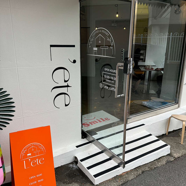 【韓国/釜山】蓮山洞カフェ☕️L'ete coffee