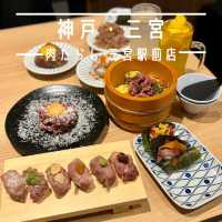 【神戸・三宮】肉寿司など肉料理の種類が豊富「肉たらし 三宮駅前店」