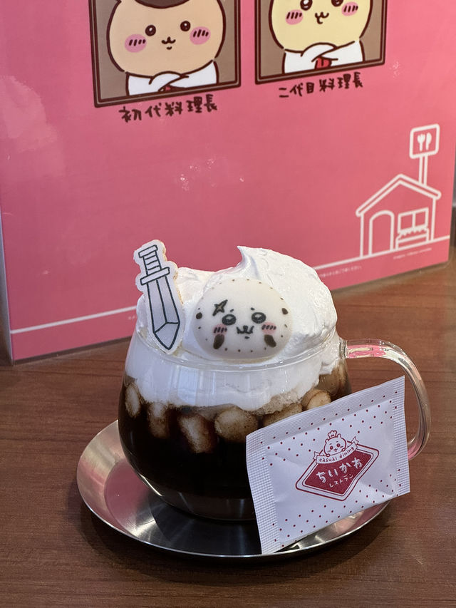 ちいかわの“ファミレス”をコンセプトにしたカフェ🍰 
