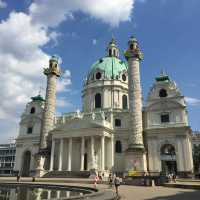 🌟🕍 神聖之美：探索維也納的查理教堂 Karlskirche" 🇦🇹🌿
