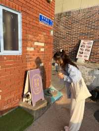 韓國🇰🇷釜山｜白淺灘文化村☁️彷如希臘聖托里尼藍白小鎮🩵