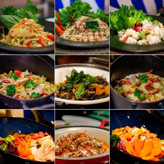 seafood buffet ริมทะเล ชมวิวพระอาทิตย์ตก