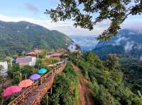 สะพานไม้ไผ่ไร่ผาฮี้&ที่พักเต็นท์โดม บ้านผาฮี้ 