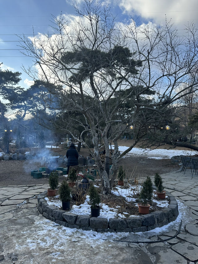 아름다운 인테리어와 ❄️한옥을 개조한 겨울 감성 성남 카페투어