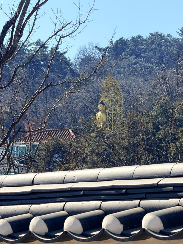 水原｜華城行宮旁神秘黃金佛像 八達山大乘院能用便條紙祈求心願