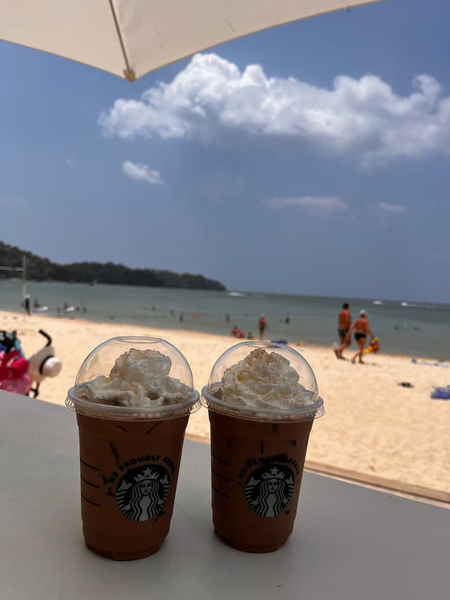 Starbucks ริมทะเลวิว Good makkkk