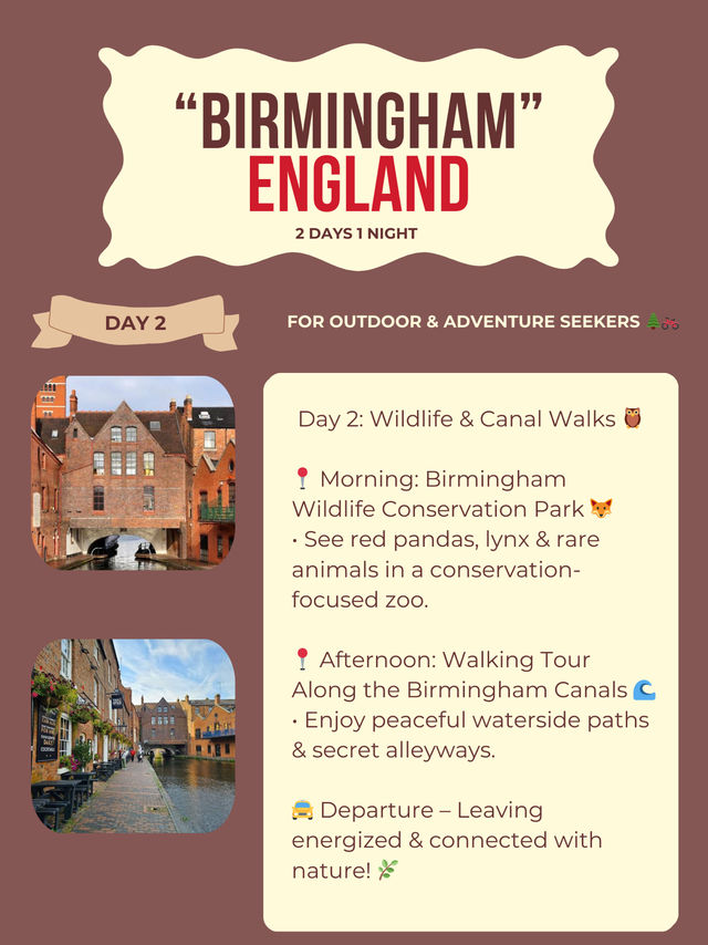 Birmingham itinerary 