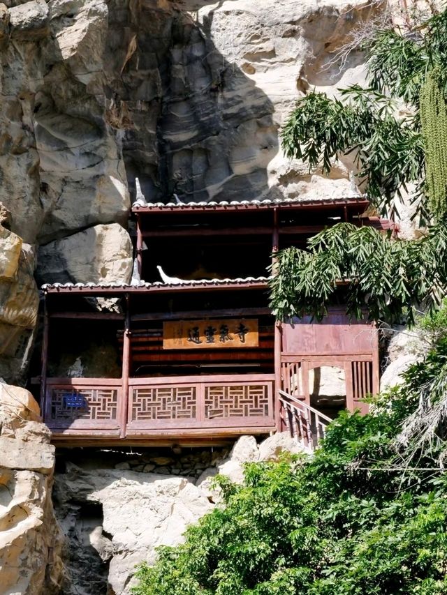 Temple Hanging on the Cliffs