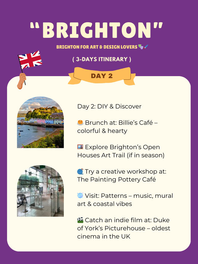 Brighton 3-days itinerary 💗