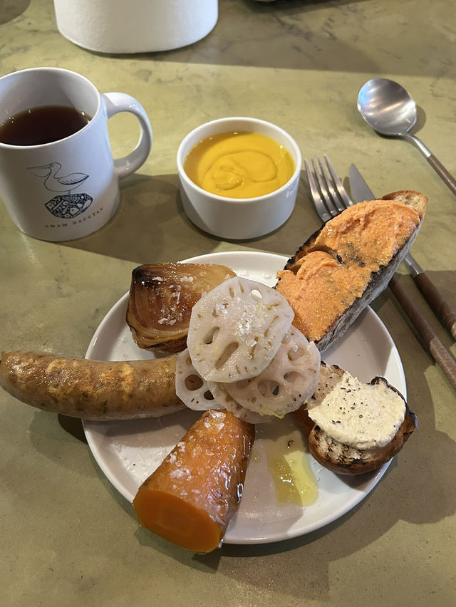 【福岡県・六本松】ダコタンカフェの「ダコタンモーニングプレート」
