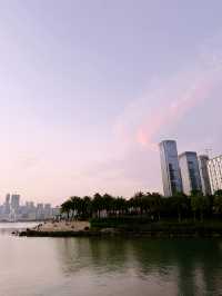 Lovely sunset stroll in Shenzhen’s Qianhai