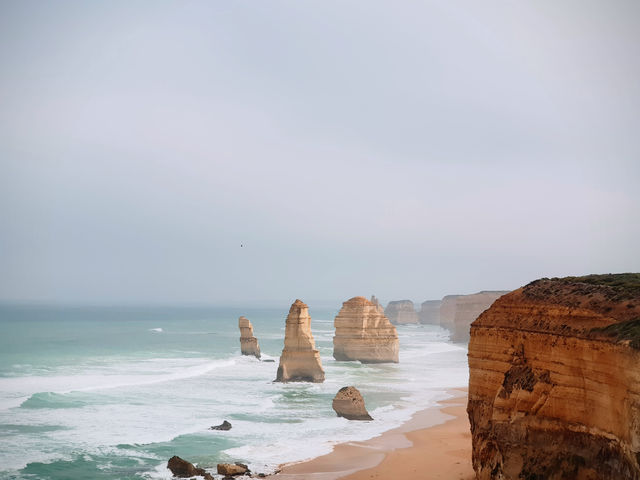 The Twelve Apostles - limestone monument off the coast of Port Campbell National Park
