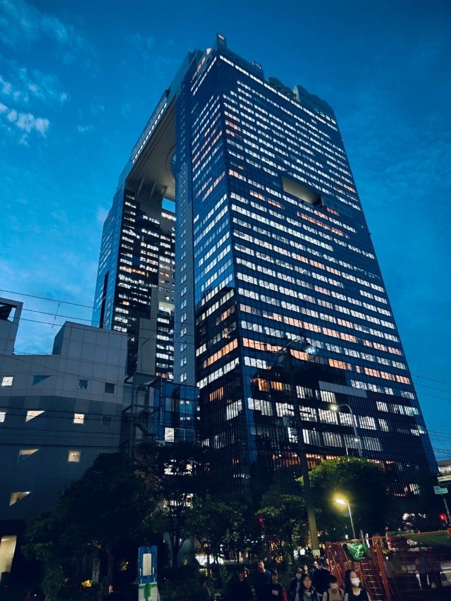 Starlit Osaka: A Night at Umeda Sky Building