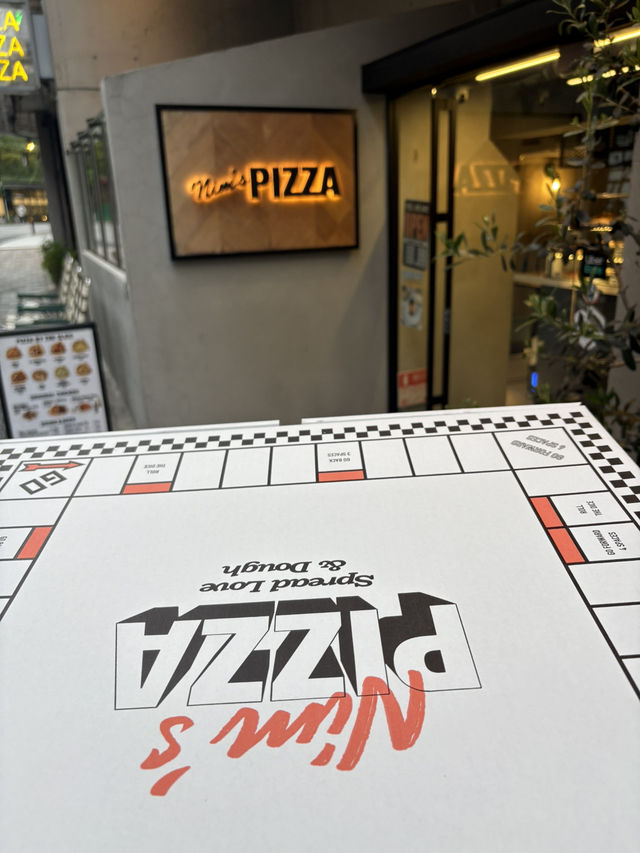 【東京🗼】ハートのピザにオリジナルメッセージ🍕