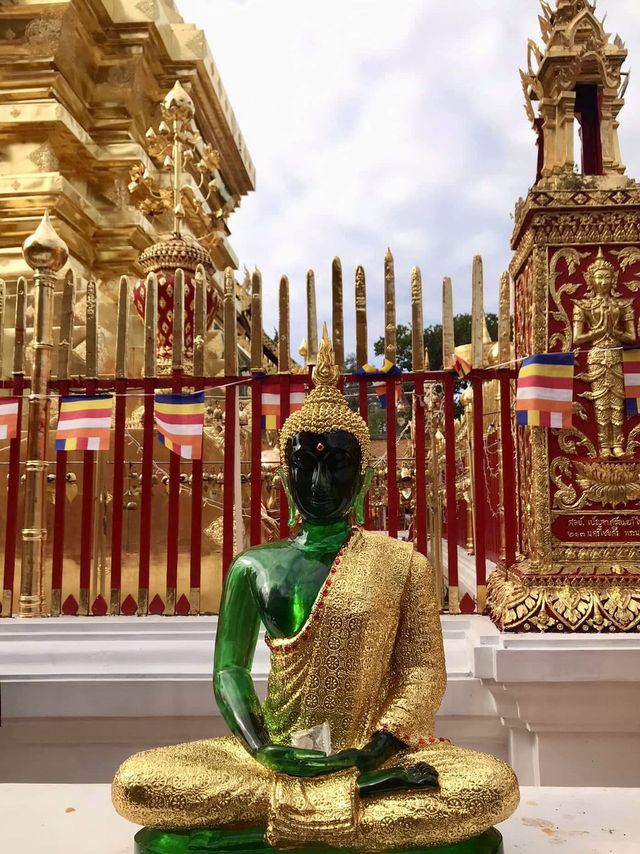 "Golden Peace Above Chiang Mai – Doi Suthep Temple” 🔔 