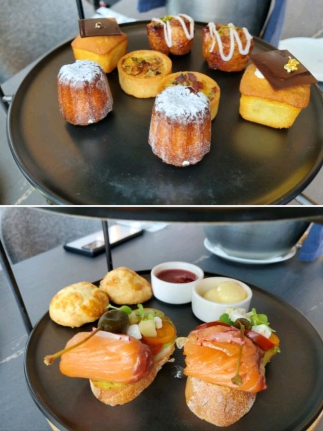 쉐라톤 서울 디큐브시티 호텔 로비라운지바 애프터눈티 