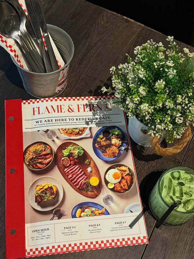 Green Vibes, Warm Bites: Flame & Fern Café Uncovered