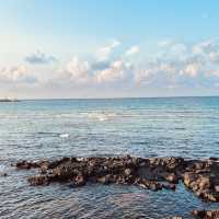 A Pristine Canvas of White Sand and Azure Waters