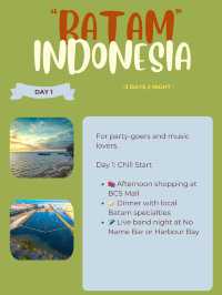🇮🇩 Batam Itinerary 7: Nightlife & Live Music 🎶🍹
