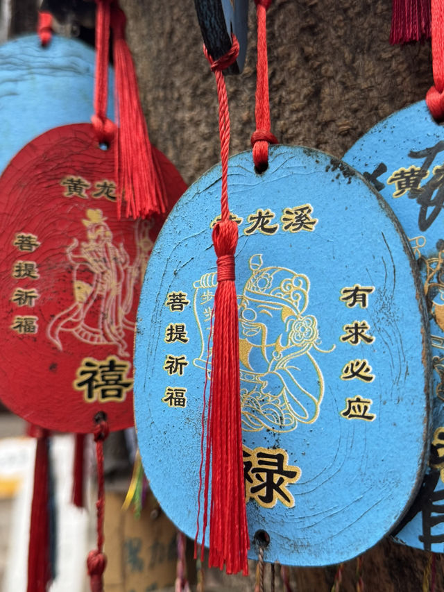 《黃龍溪 · 祈福木牌｜一木一願，一筆一心，皆託付於時光之流》