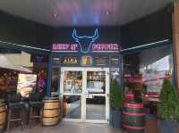Beef and Pepper Steak house