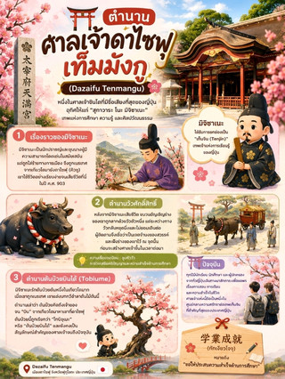 出發前必看!!太宰府天滿宮(Dazaifu Tenmangu)的傳說。