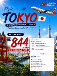 ✈️ RM844 to Tokyo?! 🇯🇵 Time to Pack Your Bags!