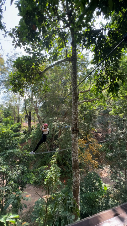 Scared of Heights? I Did It Anyway at Hanuman World 🌳🧗‍♀️