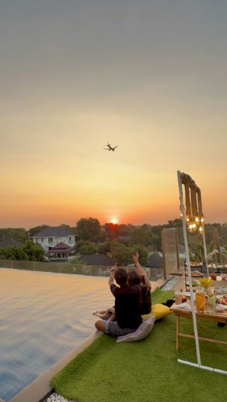 Golden Hour at Wimarion Hotel Semarang