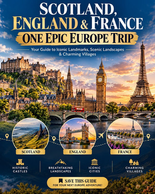 🇬🇧🇫🇷 SCOTLAND, ENGLAND & FRANCE — ONE EPIC EUROPE TRIP! ✈️