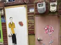 Cute little village for street arts 