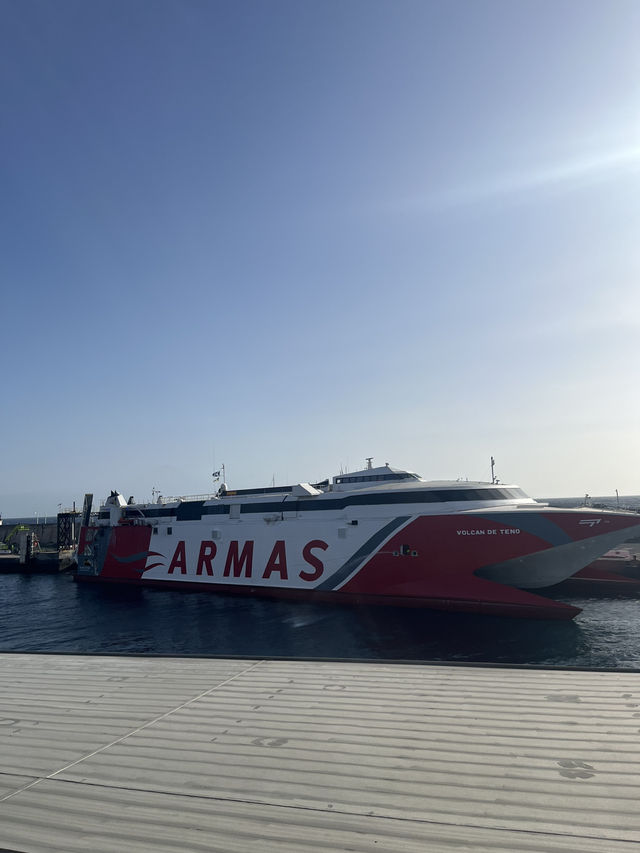 Tenerife to La Gomera ferry 🇪🇸