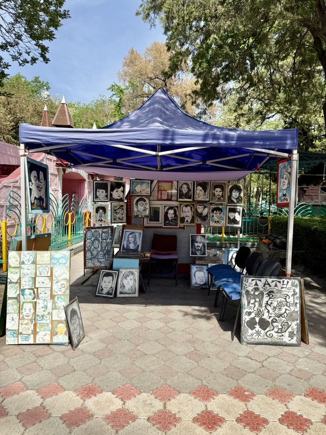 Spring Strolls in Panfilov Park, Bishkek – Cute Park!