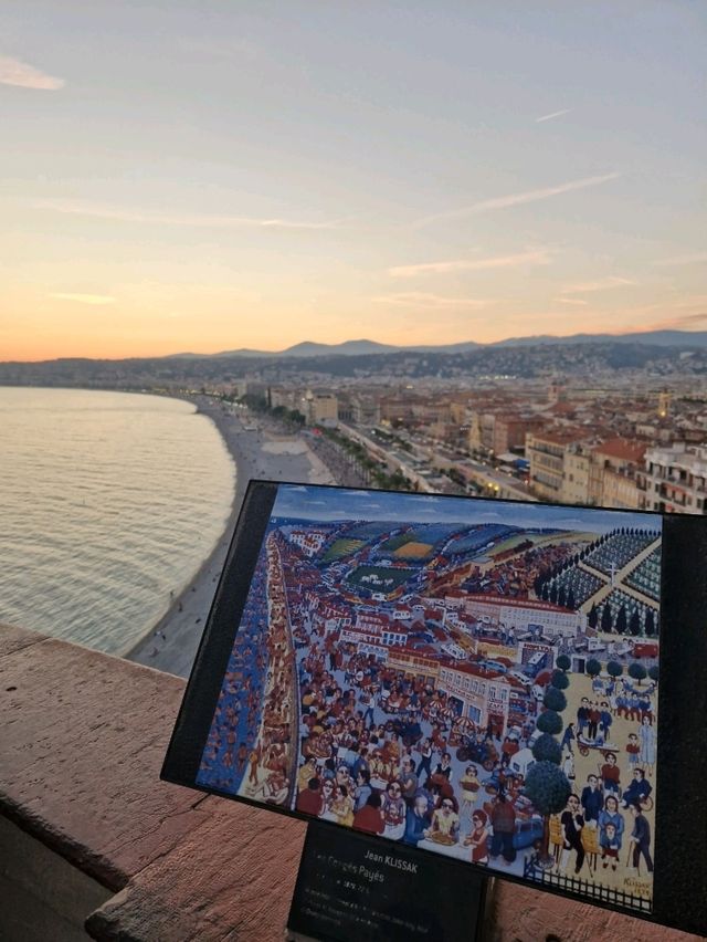 The spot you must visit at sunset in Nice...🌆 The spot you must visit at sunset in Nice...🌆