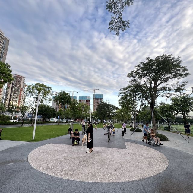 打卡深圳觀湖中心公園