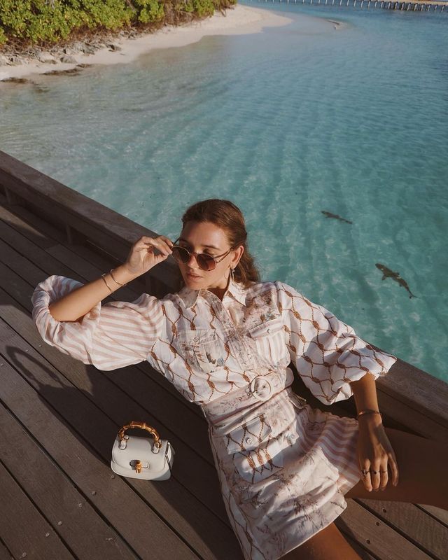 Underwater Poses and Playful Residents at Park Hyatt Maldives