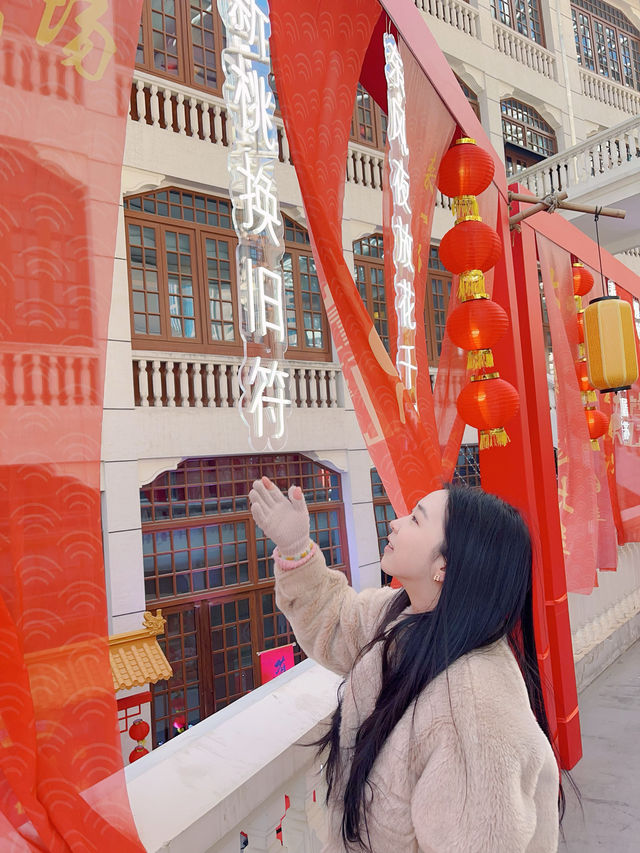 龍裡龍氣的上海新春市集超好出片投壺、寫福字…