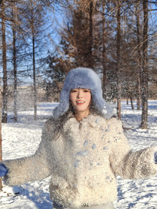 長白山二道白河，雪絨花冰瀑布之旅