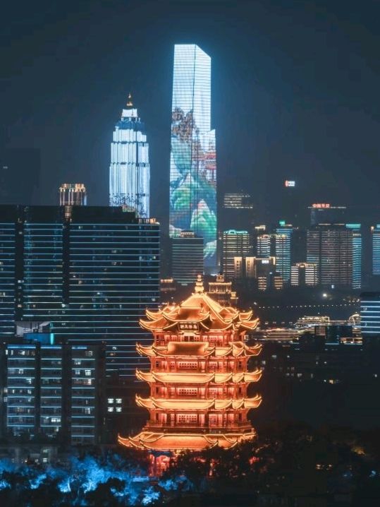 Yellow Crane Tower in Wuhan 😍✨