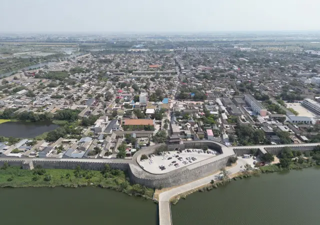 Guangfu Ancient City in Yongnian, Handan, Hebei—one of the few ancient cities where aerial photography is allowed