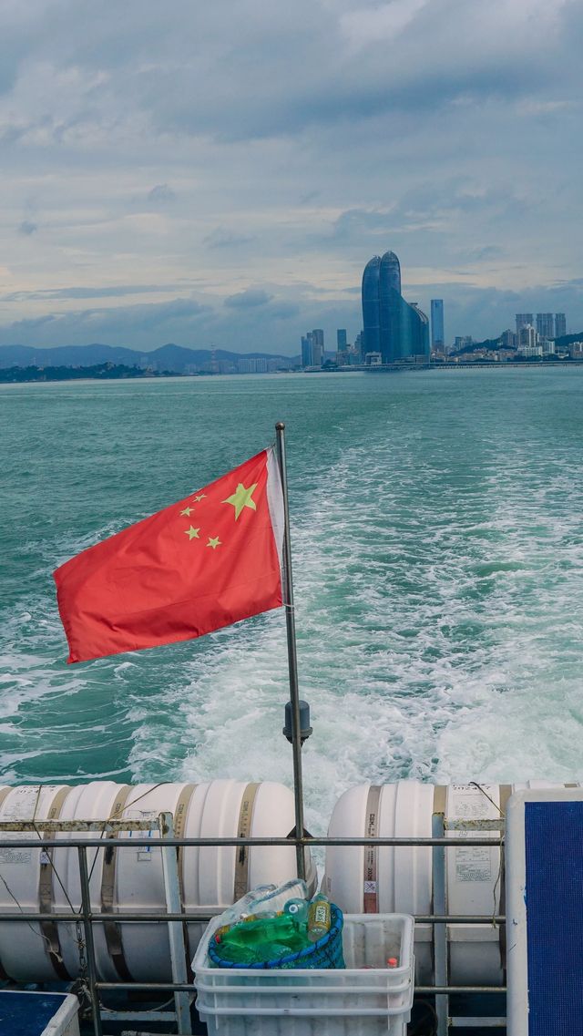 鼓浪嶼附近的小島 漳州浯嶼島